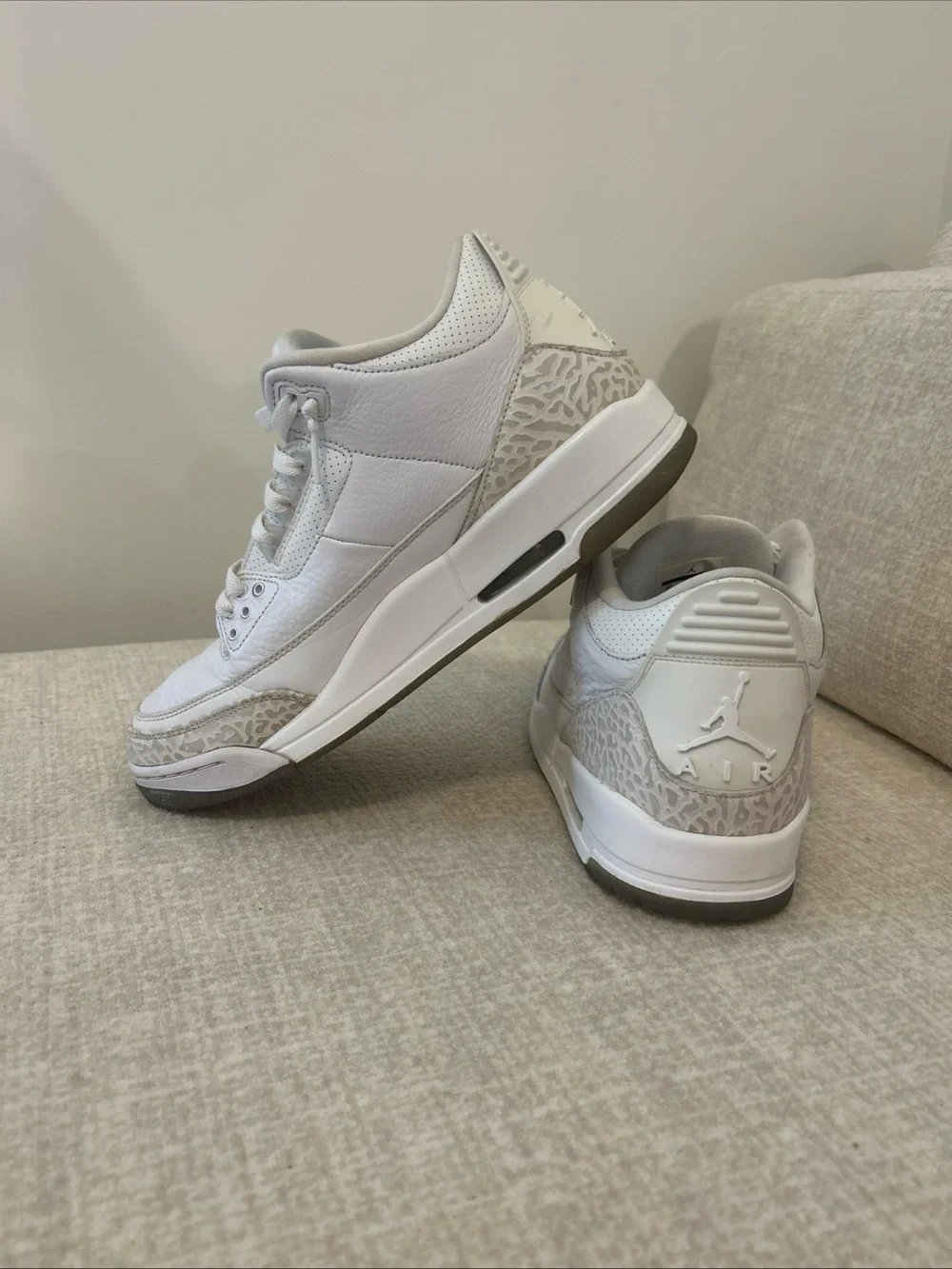 2018 Air Jordan 3 retro pure white